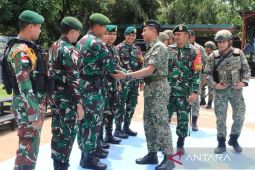 Satgas Pamtas bersama RAMD Malaysia perkuat pengamanan perbatasan
