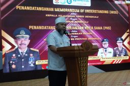Gubernur Helmi Hasan sampaikan kasus penembakan lima petani Pino Raya ke Polda Bengkulu