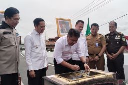 Gubernur dan Wali Kota Palembang resmikan Jembatan Gandus