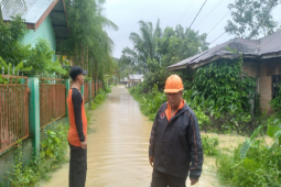 110 rumah di Langsa terendam banjir kiriman dari lahan sawit PTPN