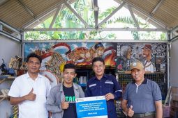 PT Timah bantu Home Creative Pepaya Bangka Selatan kembangkan galeri baru