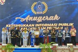 Dislutkan Kalteng kembali puncaki Malam Anugerah Keterbukaan Informasi Publik