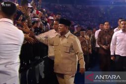 Prabowo hadiri Puncak Peringatan Hari Guru Nasional di Indonesia Arena