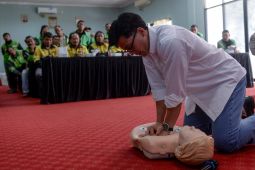Eka Hospital bersama ANTARA bekali pengemudi ojol kemampuan BHD