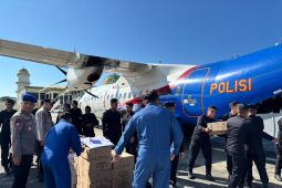 Bantuan 2,5 ton logistik dan RON dari Mabes Polri tiba di Aceh