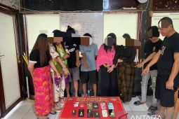 Polres Dompu tetapkan 9 tersangka kasus ekstasi, dua di antaranya oknum anggota