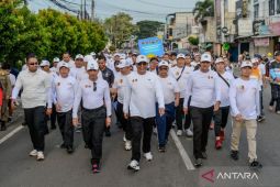 Kapolri ikuti jalan santai PWI tekankan sinergi dengan pers