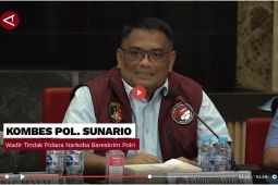 Bareskrim sebut lencana polisi di mobil kurir narkoba tak teregistrasi - VIDEO