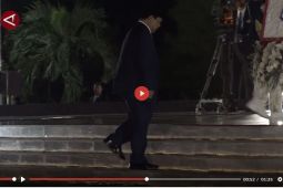 Prabowo pimpin upacara ziarah nasional hari pahlawan di TMP Kalibata  -VIDEO
