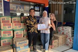 Bank Sumut Salurkan bantuan sembako untuk masyarakat terdampak banjir di Batu Bara