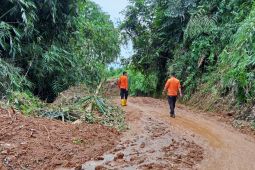 Akses jalan Surian-Tanjungmedar Sumedang tertimbun longsor