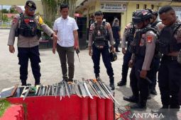 Polres Jayawijaya intensifkan razia senjata tajam di Wamena jelang Natal