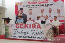 Gekira kirim bantuan kemanusiaan untuk korban bencana di Sumatera