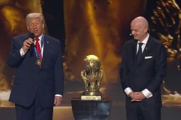 Donald Trump terima penghargaan perdamaian pertama dari FIFA
