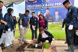 Pembangunan kantor DPD NasDem Kapuas dimulai