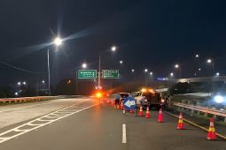 Jasamarga rekayasa lalu lintas di Tol Medan-Tebing Tinggi KM 41+600