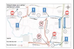 DKI Jakarta mulai uji coba sistem satu arah di Jalan Lebak Bulus II dan III Jaksel