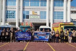 UMSU serahkan paket bantuan untuk korban banjir di Aceh Tamiang