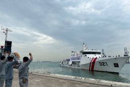 KN Pulau Nipah-321 Bakamla RI kirim 70 ton bantuan untuk bencana di Sumatera