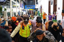 Komitmen pada keselamatan, KAI Daop 6 Yogyakarta gelar simulasi keadaan darurat