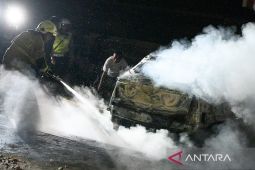 Kantor Wali Kota Jakarta Selatan terbakar