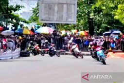 Ratusan pembalap berlaga di Motoprix Kotim Open Race 2025