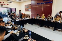 Polres Gorontalo Utara rakor pengamanan Natal dan Tahun Baru