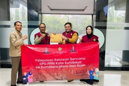 PPNI Surabaya kirim delegasi dan saluran Rp75 juta ke Sumatra