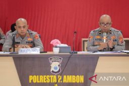 Polresta Ambon siagakan 270 personel untuk pengamanan Nataru lewat Operasi lilin Salawaku