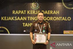 Jaksa Kasi Pidsus Kejari Gorontalo Utara raih peringkat kedua kinerja gemilang se Gorontalo