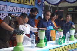 Polda Bali musnahkan ekstasi dan sabu senilai Rp4 miliar