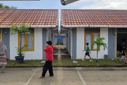 Penyintas bencana di Padang sudah tinggal di Huntara Kampung Nelayan