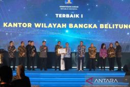 Kemenkum Babel raih penghargaan terbaik I capaian kinerja 2025