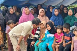 KemenHAM bantu korban banjir di dua desa di Langkat