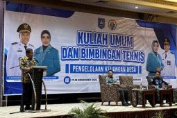Bupati HSS buka kuliah umum dan bimtek pengelolaan keuangan desa