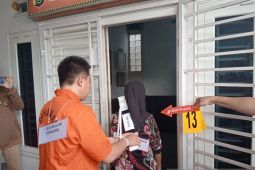 Polisi Jambi gelar rekonstruksi perampokan yang tewaskan wanita