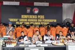 Polrestabes Medan tangkap 34 tersangka kasus narkoba selama 72 hari
