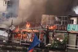 Kebakaran hanguskan 14 rumah di Kapuk Muara, 91 jiwa kehilangan tempat tinggal