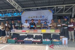 Bea Cukai Madiun musnahkan 2,4 juta batang rokok ilegal