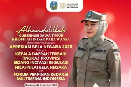 Khofifah raih penghargaan FPRMI atas inovasi bela negara di Jatim