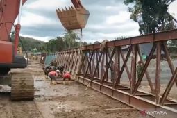 Kementerian PU danTNI kebut pembangunan jembatan bailey Tapanuli Selatan