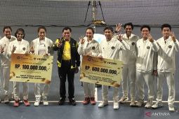 Pelti mengucurkan bonus sebesar Rp700 juta untuk timnas tenis SEA Games 2025