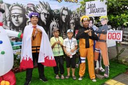 "Polisi Naruto" warnai posko pengamanan Natal dan Tahun Baru di Kota Tua Jakbar