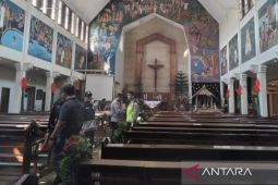 Gegana Polda DIY sterilisasi delapan gereja di Kota Yogyakarta