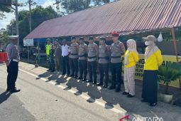 Pengamanan Natal di Wilayah pesisir Gorontalo berlangsung lancar