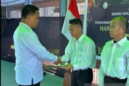 880 Warga Binaan di Kalbar menerima remisi Natal 2025