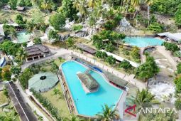 Libur akhir tahun, wisatawan Aek Sijornih Tapsel sepi pengunjung