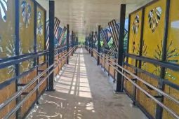 Dinas Bina Marga Jakarta merampungkan revitalisasi JPO Kyai Tapa