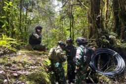 Prajurit TNI Satgas Yonif 511 sukseskan program air bersih di Numbukawi Lanny Jaya