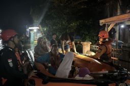 SAR evakuasi ibu dan balita terjebak banjir di Martapura